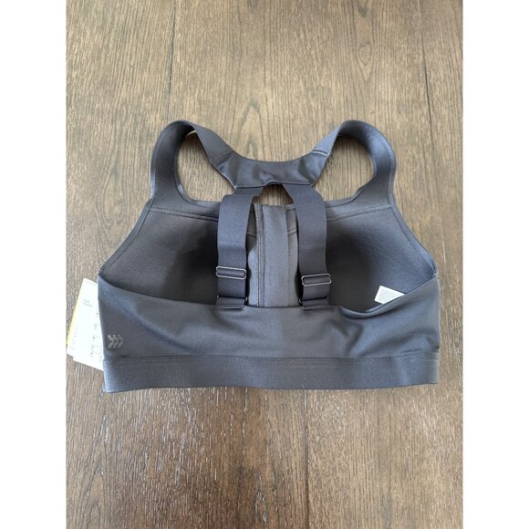 All in Motion 38B Black Sculpt High Support Zip-Front Sports Bra NEW - Picture 7 of 7